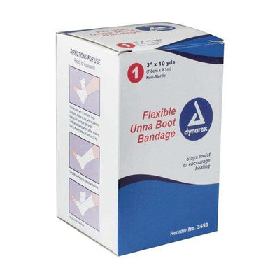 Bandage Unna Boot Zinc Oxide 3"x10yd 12/Ca - Surgical Supplies NY